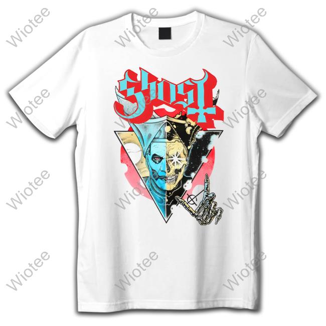 Ghost Store Split Faces T-Shirt
