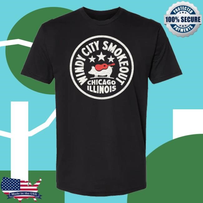 Windy City Smokeout Black Logo Tee