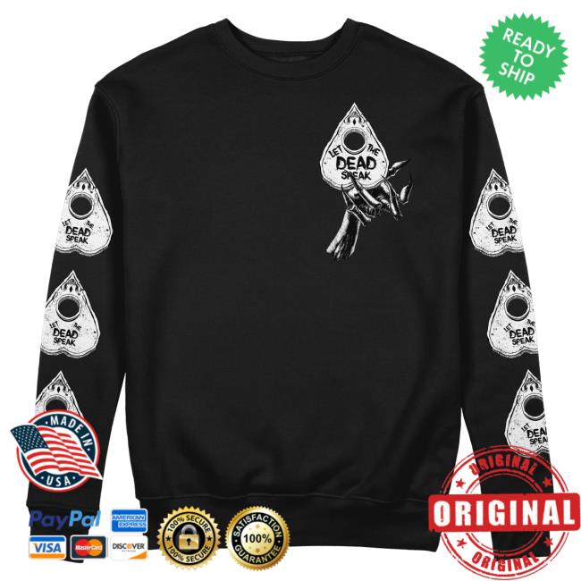 Any Means Necessary Clothing Ouija Pull Over Hoodie Black Official Any Means Necessary Clothing Ouija Crewneck Black
