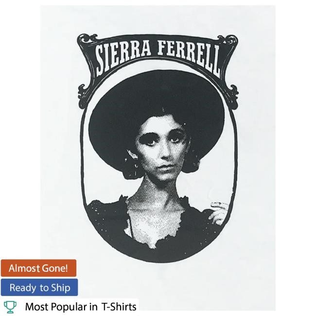 Official Sierra Ferrell Merch Shop Sierra Ferrell Portrait (White) Shirt SierraFerrell