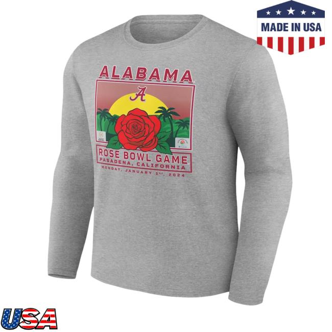 Official Alabama Football Playoff 2024 Rose Bowl Game Shirt