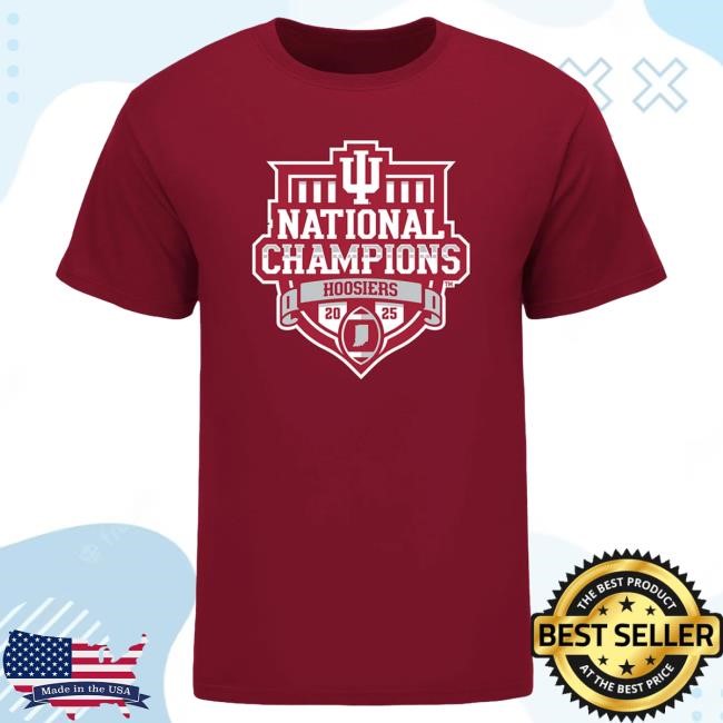 NCAA College Indiana Hoosiers 2025 Football National Champions T-Shirt Gear
