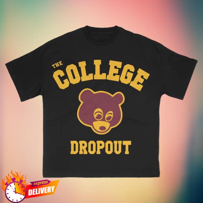 Official Do Not Disturb Clothing Store Shop Dnd By Ferris Gold/Brown College Dropout Hot Shirt Black