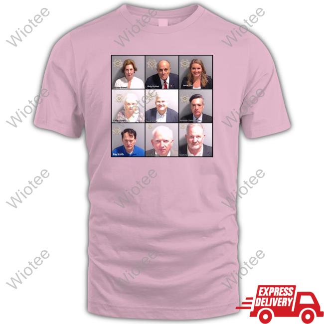 Official Trump Lackey Mugshot T Shirt Fulton County Jail Sidney Powell Rudy Giuliani Jenna Ellis Official Chris Evans Trump Lackey Mugshot Shirt Fulton County Jail Sidney Powell Rudy Giuliani Jenna Ellis Cathy Latham David Shafer Kenneth Chesebro Ray Smith John Eastman And Scott Hall