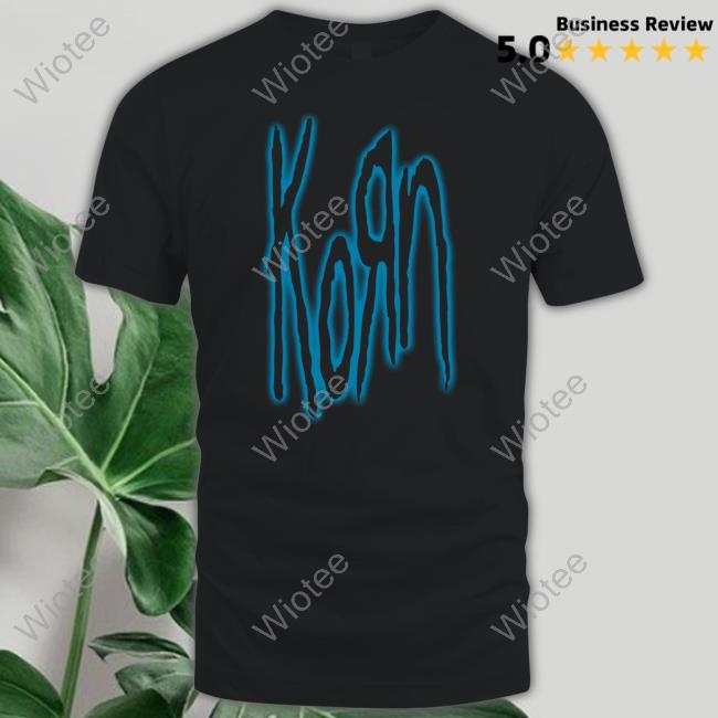 Official Korn Merch Glow Logo Kids Hoodie