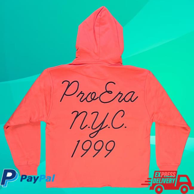 Orange “Hands” New Hoodie Orange “Hands” Pro Era N.Y.C 1999 Pullover Hoodie
