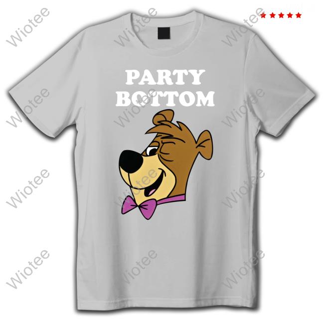 Official Party Bottom Shirts Official Yogi Bear Party Bottom Shirt