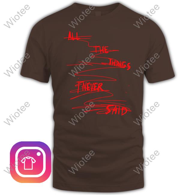 Tate Mcrae Merch All The Things I Never Said T Shirts Tatemcrae All The Things I Never Said T Shirt