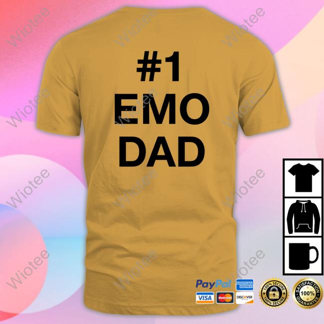 #1 Emo Dad T-Shirt Shirts That Go Hard #1 Emo Dad T-Shirt