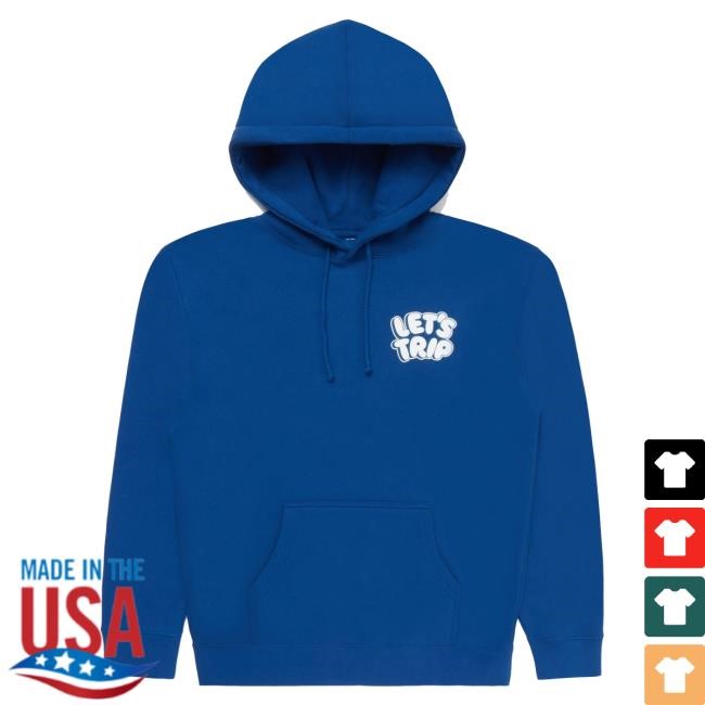 Sturniolo Clothing Shop Let's Trip Bubble Hoodie Royal Blue – Sturniolo Clothing
