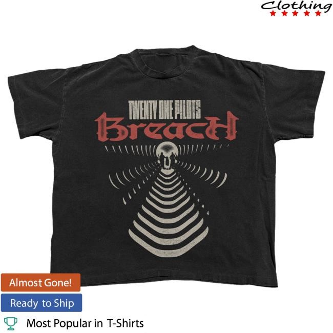Official Twenty One Pilots Merch Store Breach Radiate T Shirt 21 Pilots