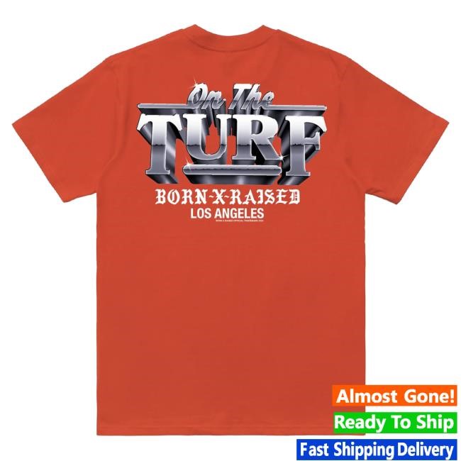 Official Born X Raised Merch Store Shop 1100 Popover Shirt: Orange BornxRaised