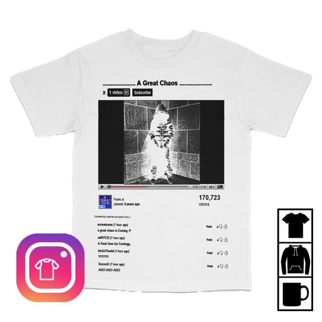 Official Interscope Records KenCarson Clothing Store Ken Carson Merch Agc Agreat Chaos Youtube T Shirt