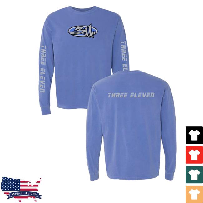 Official Blue Album Three Eleven 311 Longsleeve