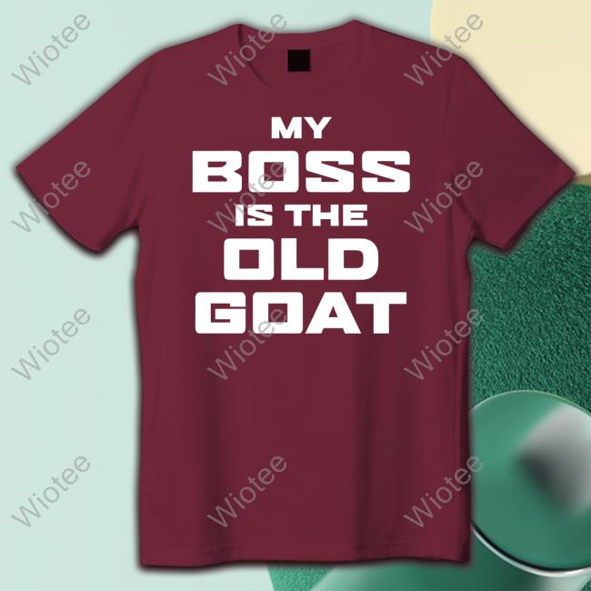 Official Stewart-Haas Racing Merch Chase Briscoe 2023 Mahindra Tractors My Boss Is The Old Goat 14 T-Shirt