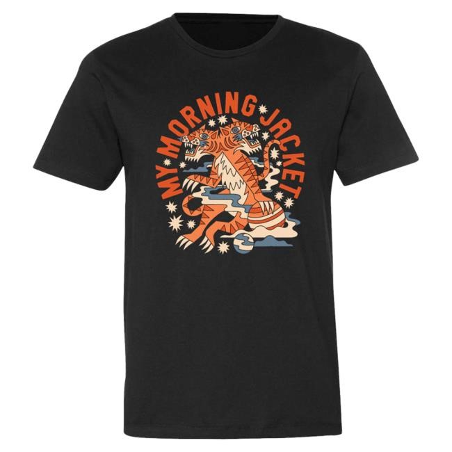 Official My Morning Jacket Merch Store Two-Headed Tiger Tshirt