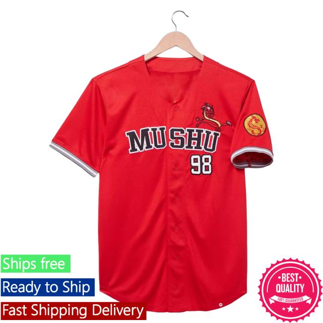 Official Box Lunch Merch Store Box Lunch Disney Mulan Mushu Baseball Jersey Tee BoxLunch Exclusive Box Lunch Apparel Clothing Shop