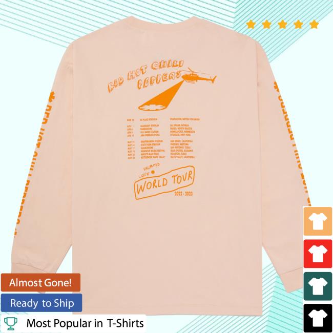 Official Red Hot Chili Peppers Sexy Time L/S Tee Official Red Hot Chili Peppers Sexy Time L/S T Shirt