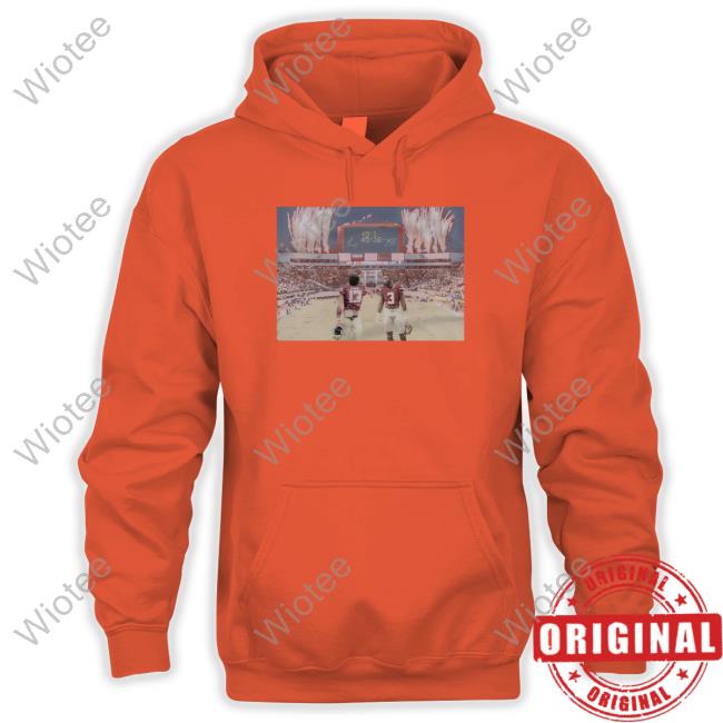 Trey Benson Official Store State Champs Collab WHT Crewneck Sweatshirt