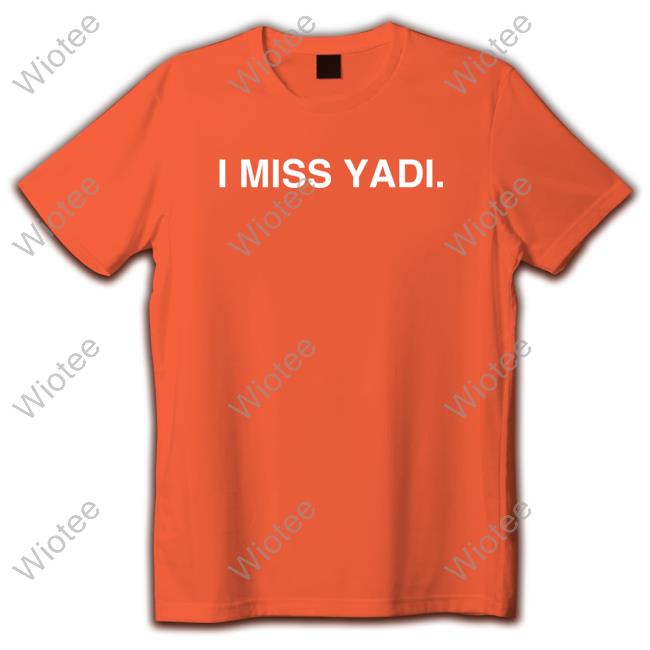 Shop St. Louis Baseball I Miss Yadi Hot Shirt