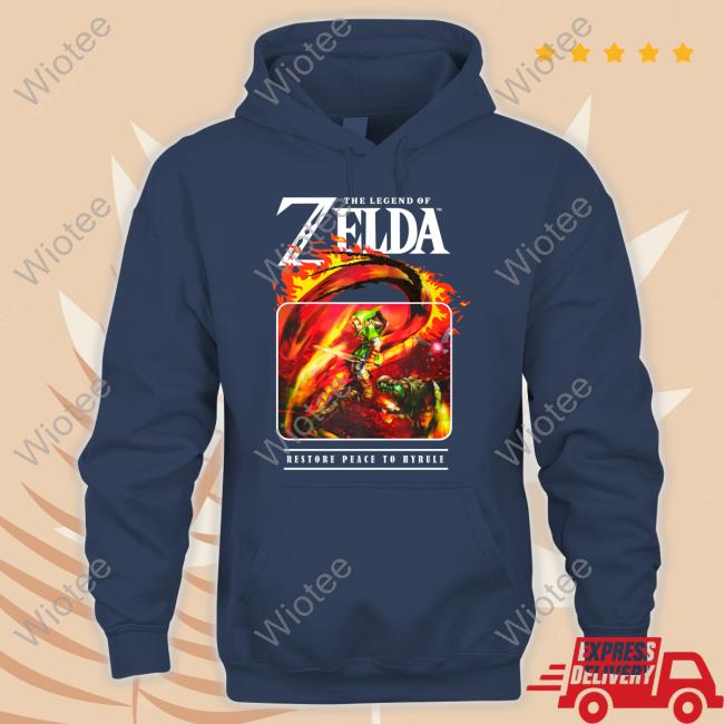 The Legend Of Zelda Restore Peace To Hyrule Tee Shirt Yungkurly
