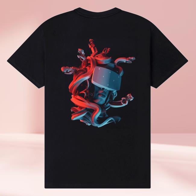 Official Meduza Merch Shop Multicolour Head Retro Shirt Meduza Clothing Store Apparel