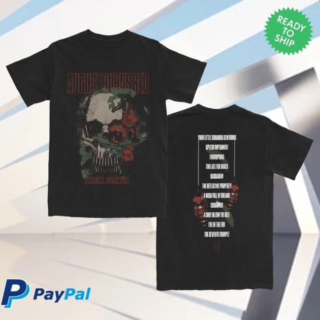 Official August Burns Red Thrill Seeker 20 Year Anniversary New Shirt