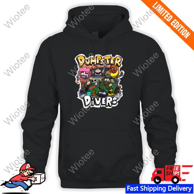 Neebs Gaming Merch Dumpster Divers Tee Shirt Neebs Gaming Dumpster Divers Tee Shirt
