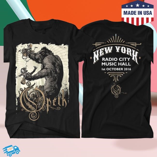 Official Opeth Merch Opeth - 'New York' Attractive Shirt