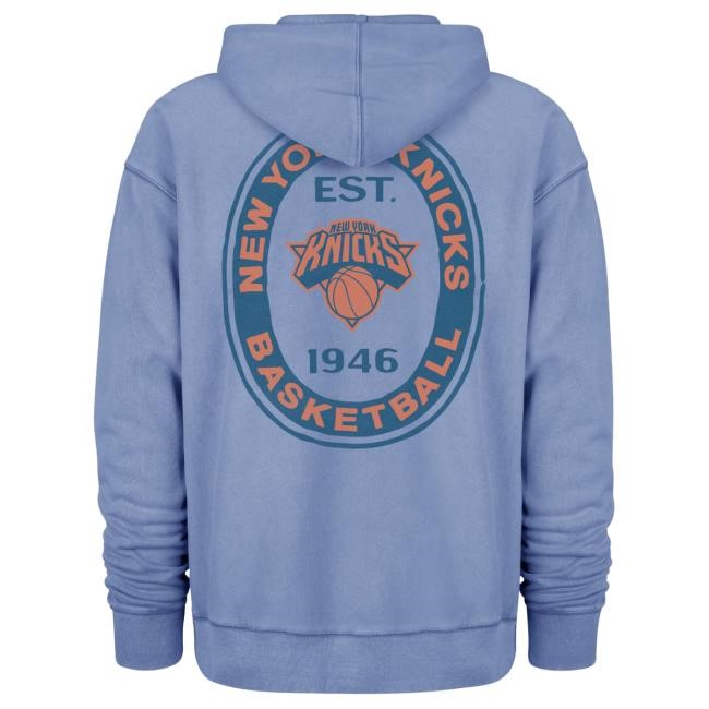 Official Madison Square Garden Shop New York Knicks '47 Brand Knicks Boot Path Ravine Hood MSG Shop Official Madison Square Garden Shop New York Knicks '47 Brand Knicks Boot Path Ravine Hoody MSG Shop