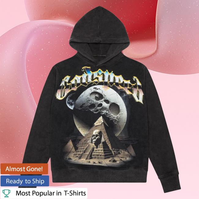 Official Godspeed Nyc Clothing Merch Planet Giza Crew neck Sweatshirt (Black)