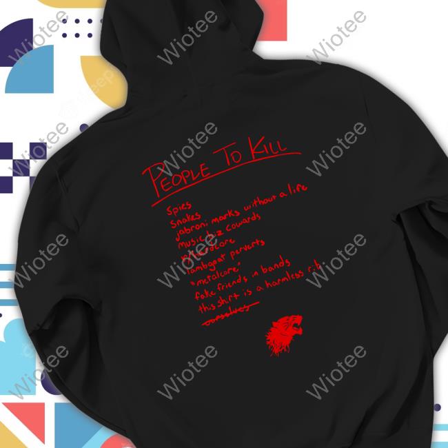 Official People To Kill Code Orange Shirt People To Kill Code Orange T-Shirt