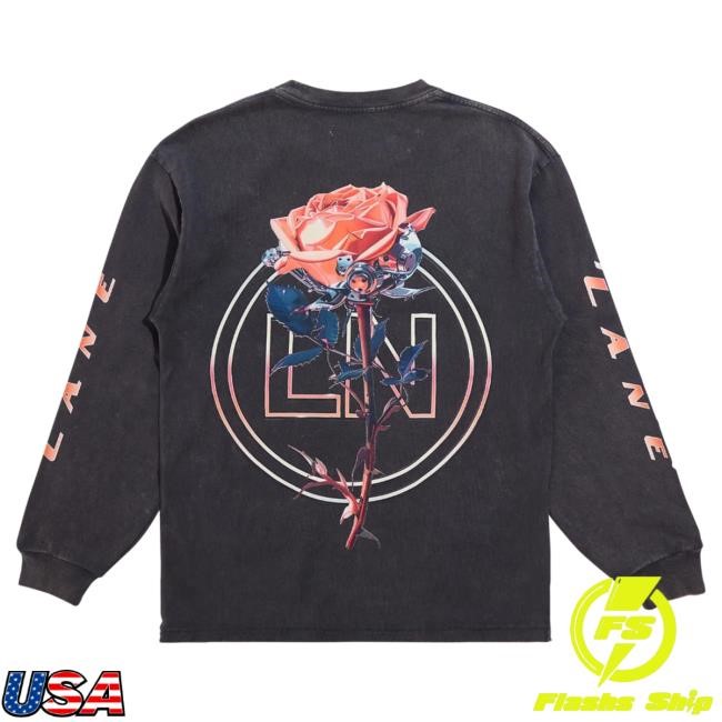 Memory Lane LA Chrome Tech LS T Shirt (Off White)