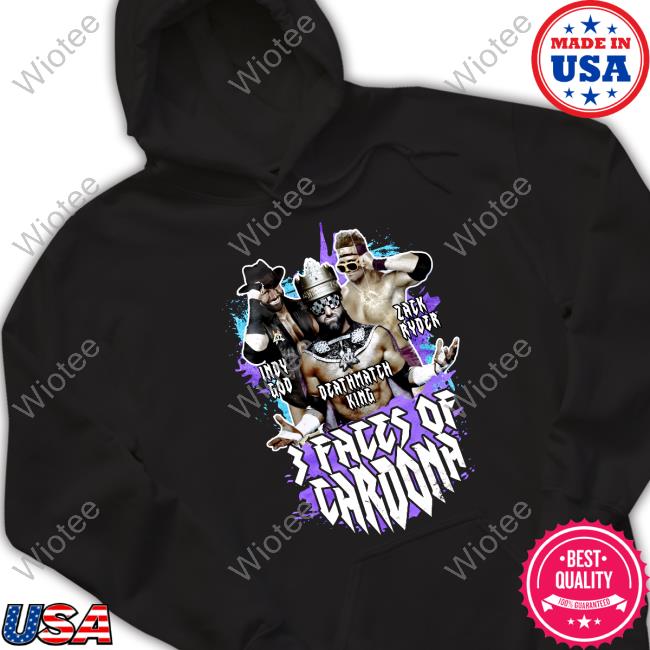 Indy God Deathmatch King Zack Ryder 3 Faces Of Cardona T-Shirts