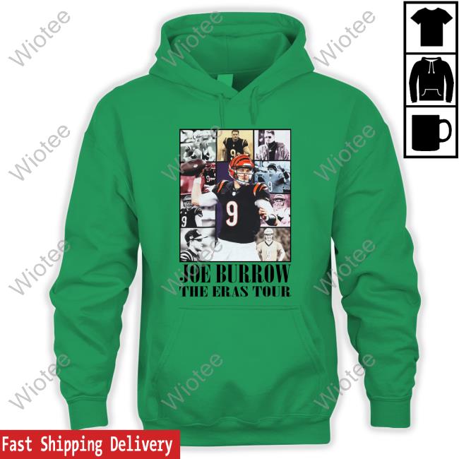 Official Joe Burrow The Eras Tour Sweatshirt Official Grey & Co Merch Joe Burrow The Eras Tour Hoodie