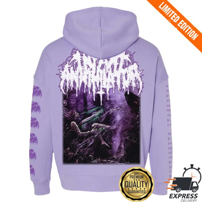 Official Merch Bar Store Infant Annihilator TEGG Premium Sponge Sweatshirts Dark Lavender MerchBar Shop