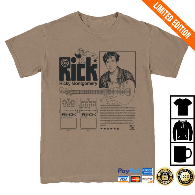 Official Ricky Montgomery Merch Store Ricky Montgomery Overdrive Shirt New RickyMontgomery