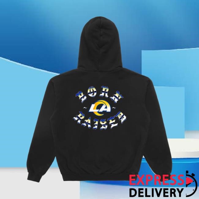 Born X Raised + Los Angeles Rams Metal Rocker Hood Born X Raised + Los Angeles Rams Metal Rocker Hood
