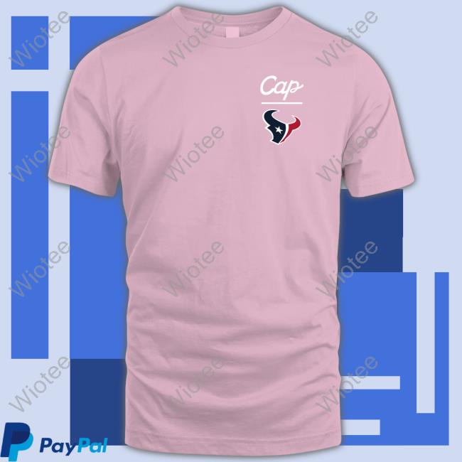Cap Houston Texans T Shirt Cap Houston Texans Short-sleeved T-shirt Brooks Kubena