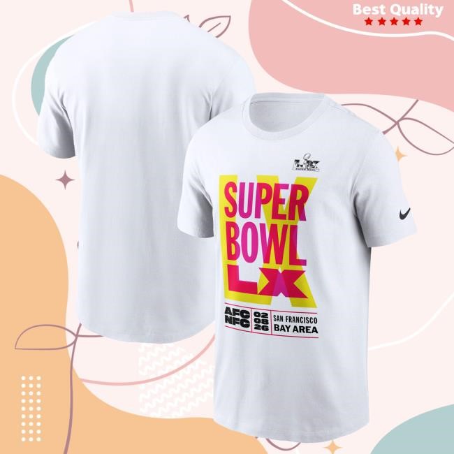 Royal Essential T-Shirt NFL Football NFL Super Bowl LX Stadium