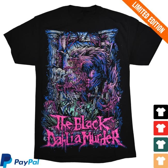 Official Night Shift Merch Store Shop The Black Dahlia Murder - Wolfman T-Shirts Nightshift Merch