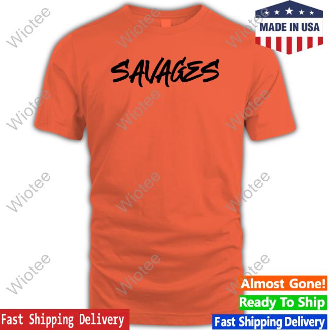 Official Savages White Tee Shirt Savannah Dexter Merch Savages White Tee Shirt Dexlvl