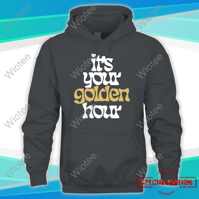 Jvke Merch It's Your Golden Hour Shimmer Hoodie Official Jvke Merch It's Your Golden Hour Shimmer Sweatshirt