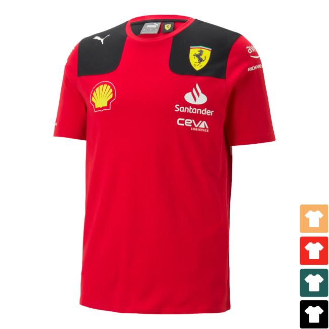 Official Formula1 F1 Store Merch Shop Scuderia Ferrari 2023 Team Charles Leclerc Shirt 2023 Red F1store
