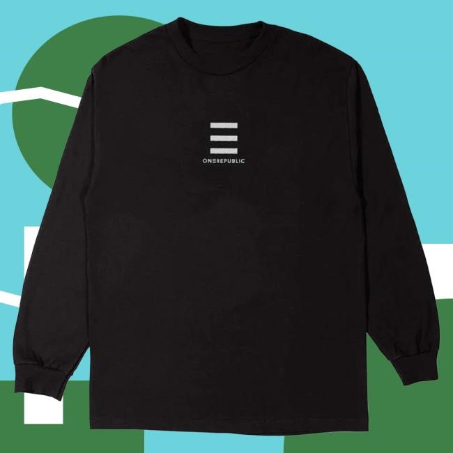 Official One Republic Shop Onerepublic Three Line Black Longsleeve