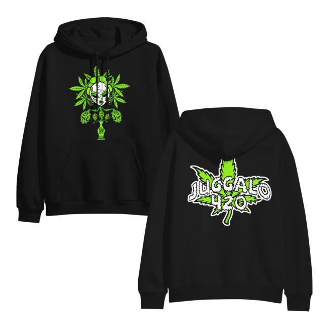 Official Icp Merch Clothing Store Insane Clown Posse Yum Yum 420 Black Crewneck Sweatshirt