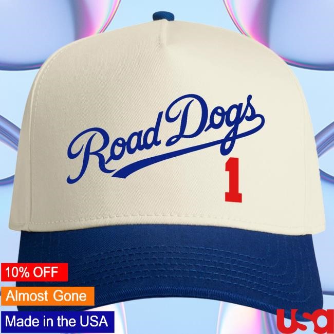 Official Jonas Brothers Road Dogs White and Blue Hat JonasBrothers