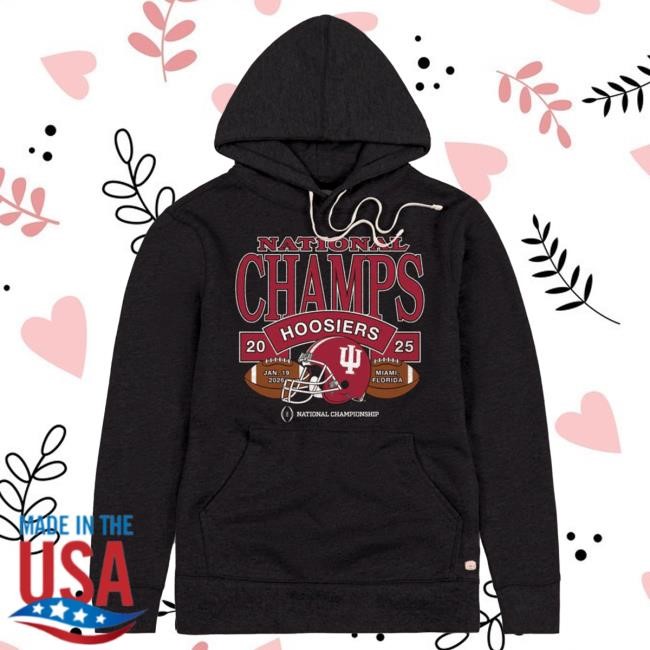 Indiana Hoosiers NCAA National Champs Football Crewneck Homefield