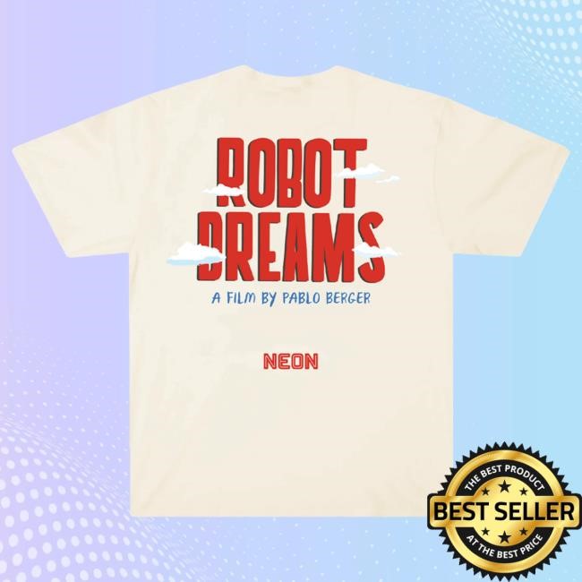 Officia Neon Rated Merch ROBOT DREAMS of Flowers Attractive Shirt NeonRated