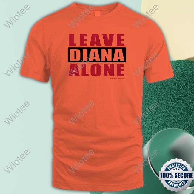 Vintages Leave Diana Alone Don't Panic Designs 1993 Tee